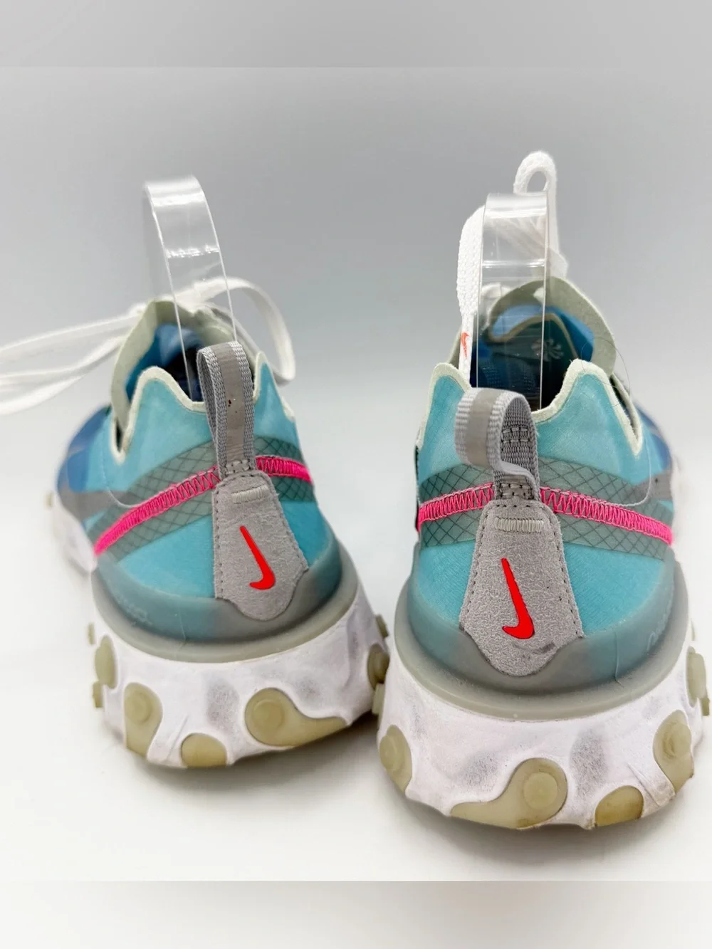 Nike‎ React Element 87 Running Shoes Royal Tint Blue Grey AQ1090-400 Mens 10.5